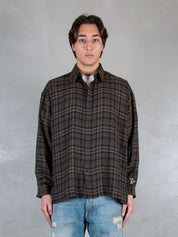 Hi Five Camicia <BR/>Mauder shirt MAUDER CHECK BROWN Hi Five 