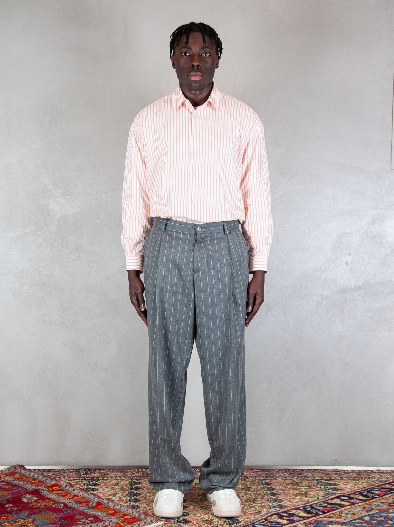 Hi Five Pantalone  Loose pant LOOSE GREY STRIPE Hi Five 