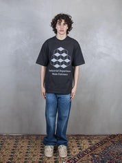 TTT T-Shirt <BR/>Industrial Department Tee 12TS003 BLACK TTT 