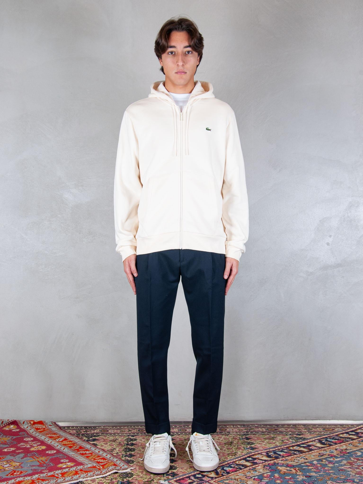 Lacoste Felpa cappuccio con zip SH9626 XFJ Lacoste 