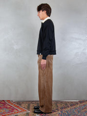 Woc felpa <BR/>Lincoln polo SW133FL NERO WOC 