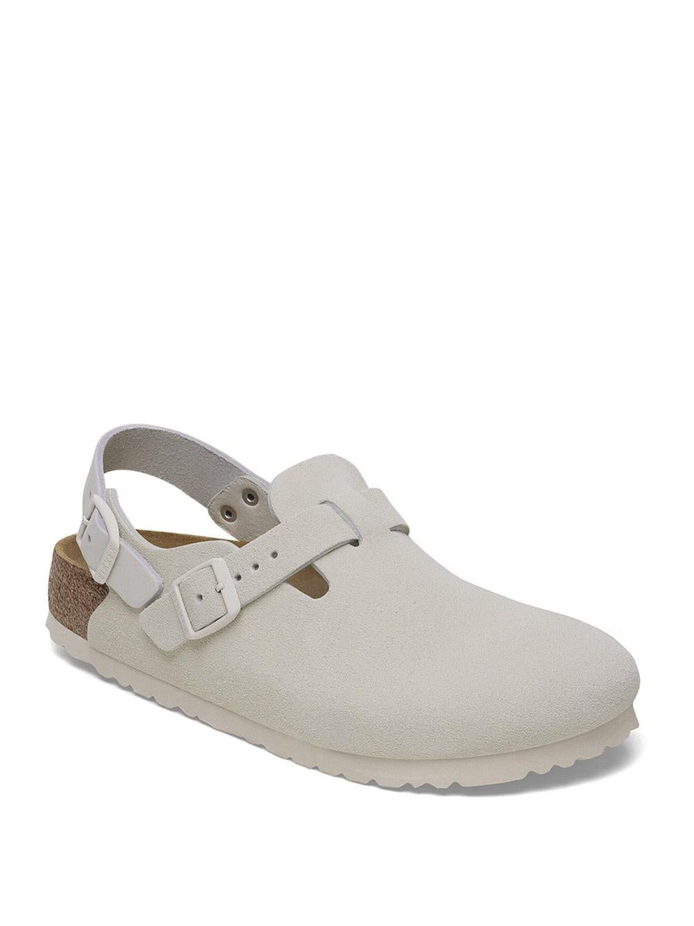 Birkenstock Tokio Suede TOKIO SUEDE-ANTIQUE WHT Birkenstock 