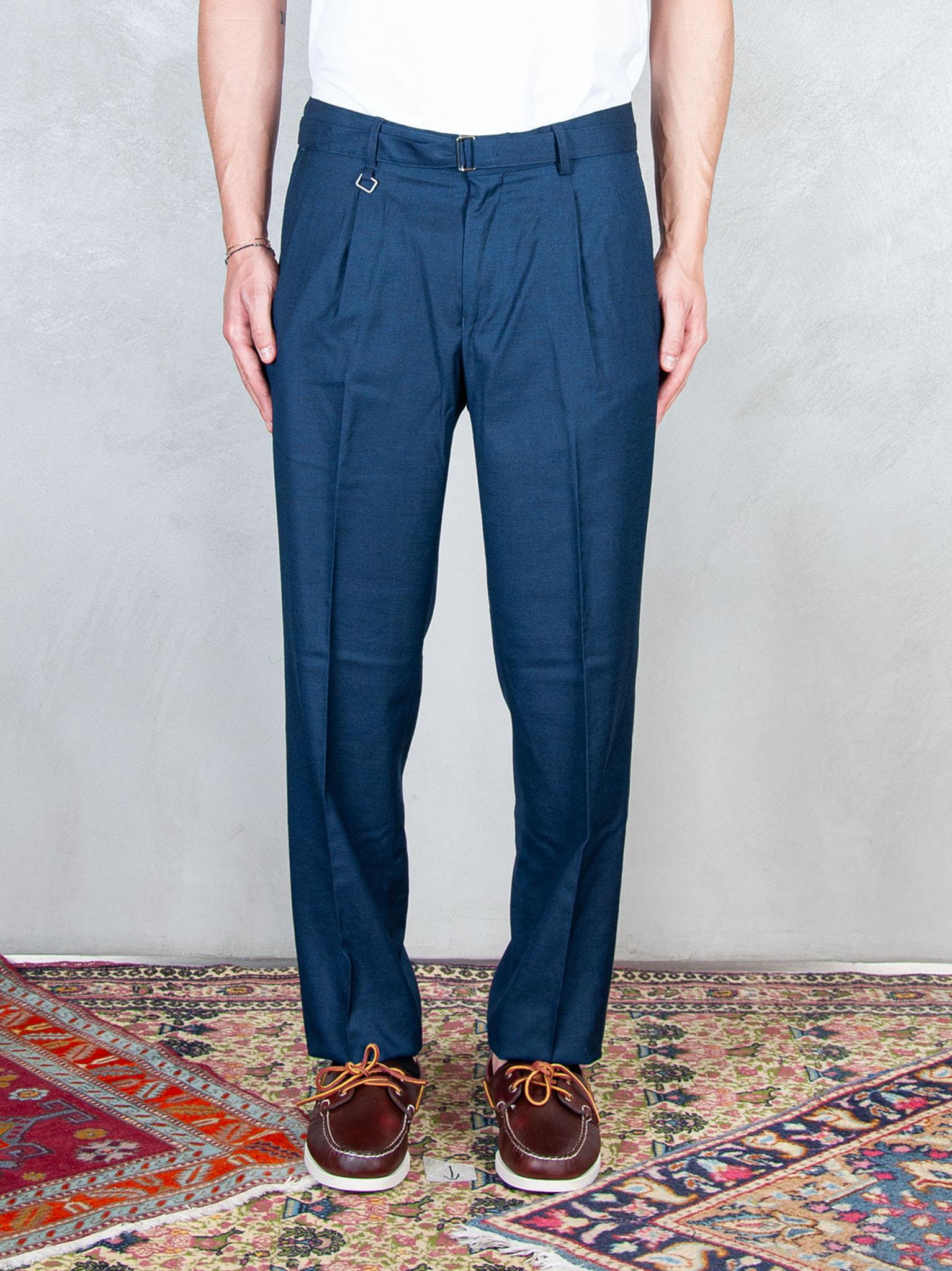 Seinse Pantaloni Viscosa PSE1518 BLUE NAVY Seinse 