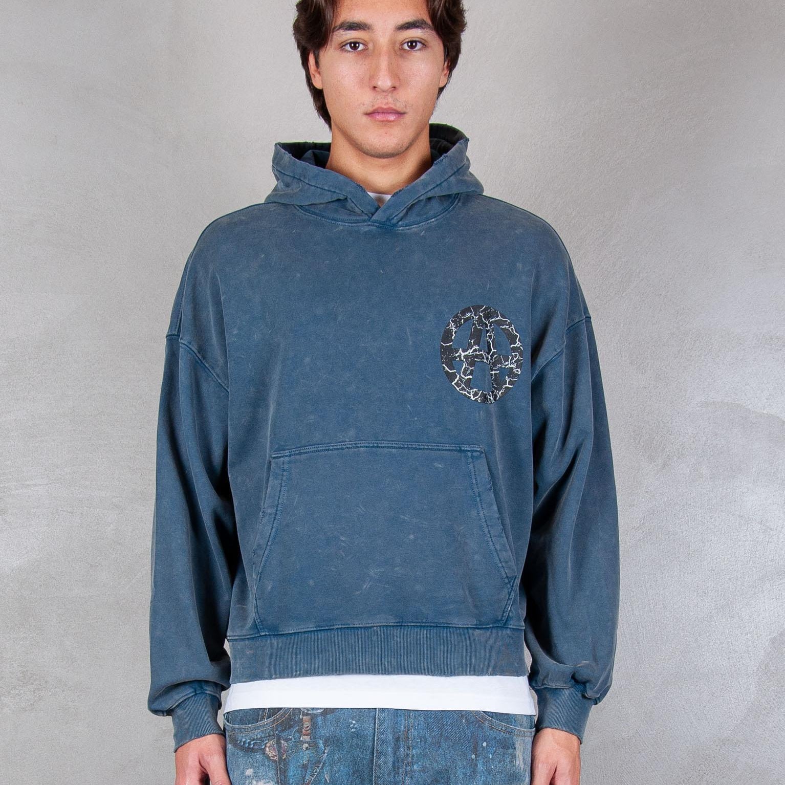 >Anarchy Hoodie ANARCHY HOODIE NAVY BLUE Acupuncture 