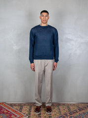 Cotton Linen Crewneck 2077 23 Daniele Fiesoli 