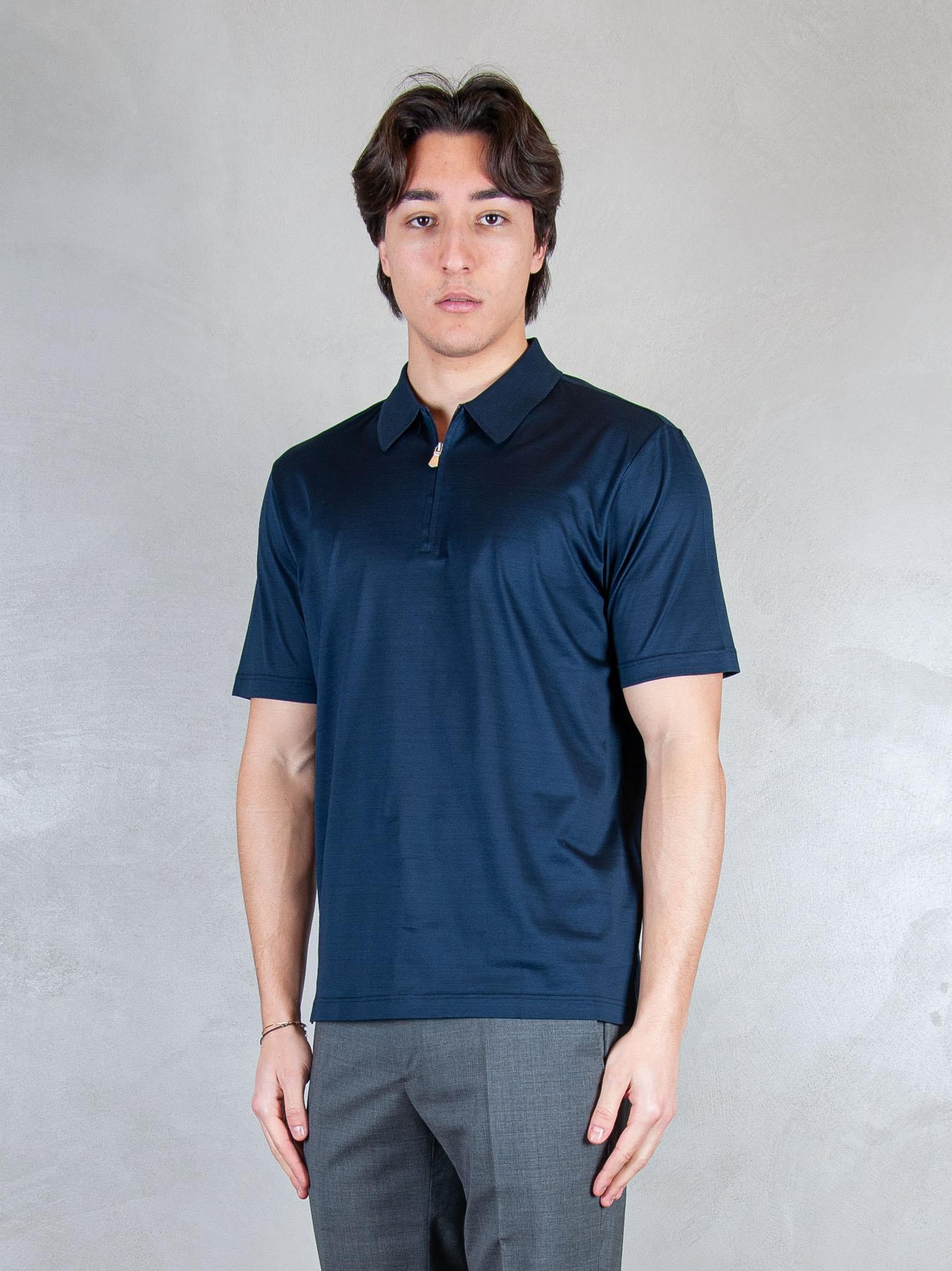 Raphael1966 Polo Zip 60113-74002 598 Raphael - Grnsas 