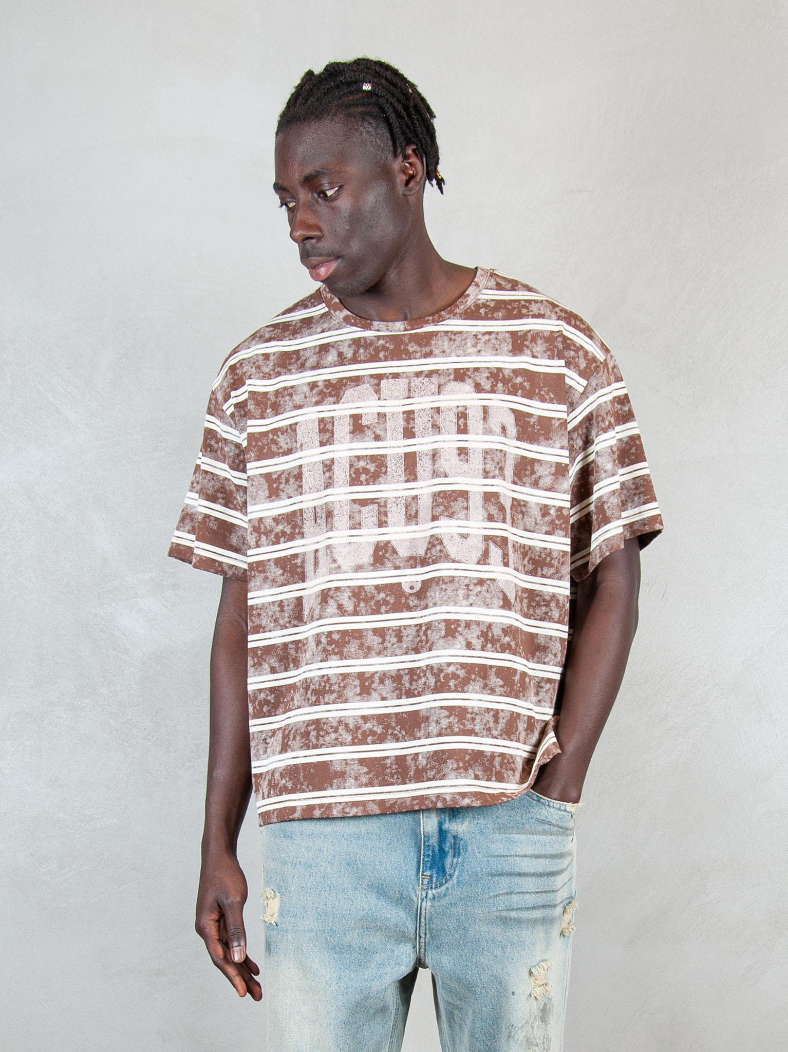 Acupuncture T-shirt Acid Stripes ACID STRIPES RANCH BROWN Acupuncture 