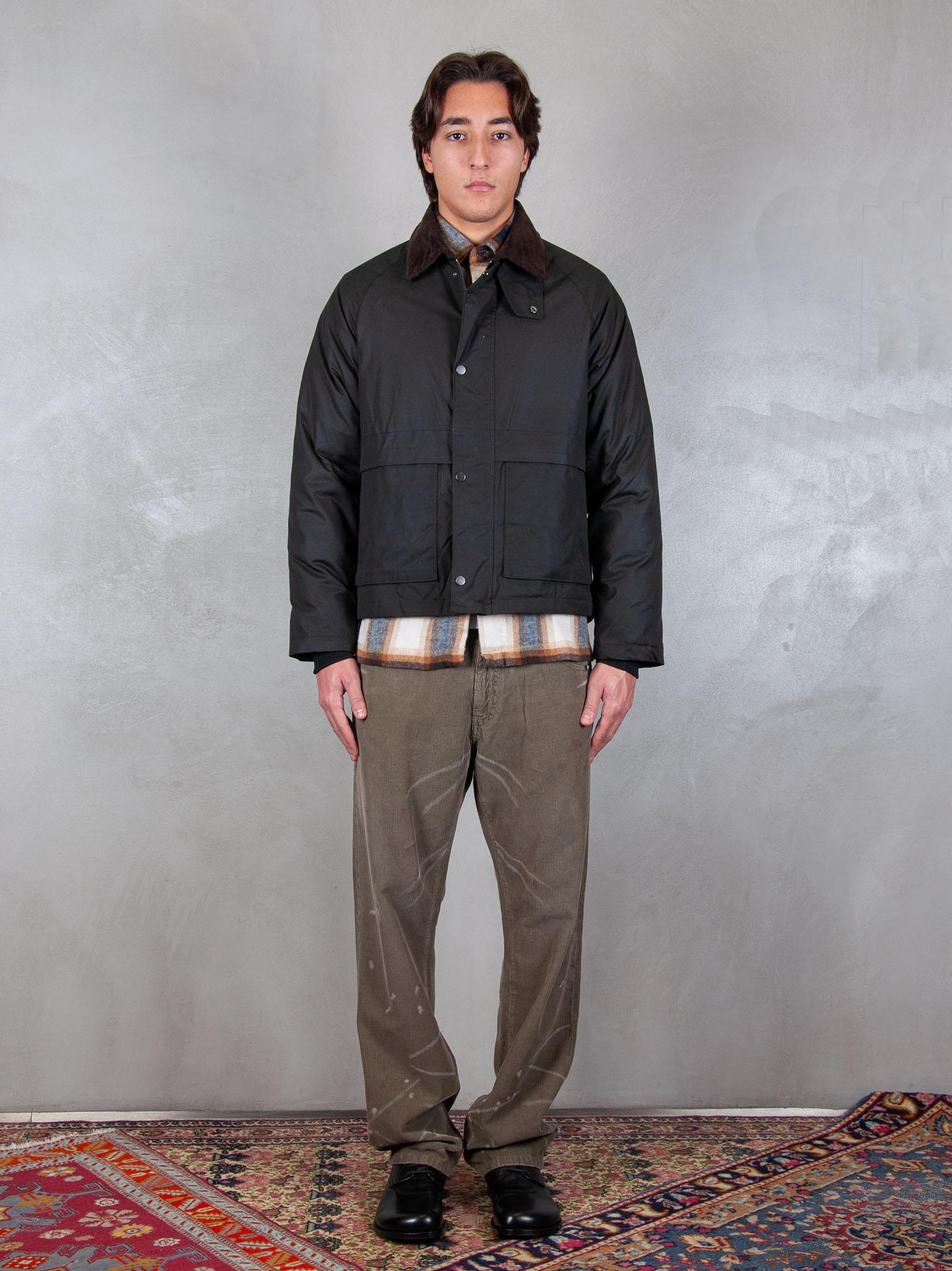 Giubbotto cerato GBI1076 VERDE Seinse 