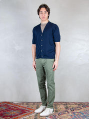 Luigi Gentile Maglia <BR/>Cardigan Mezza Manica LG1333 90 Luigi Gentile 