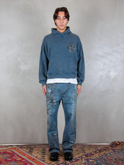 Acupuncture Felpa <BR/>Anarchy Hoodie ANARCHY HOODIE NAVY BLUE Acupuncture 