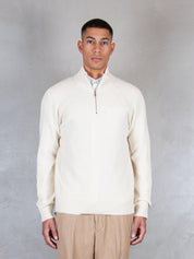 Diana Studio <BR/>Maglia half zip costa inglese DW24M070050 118 Diana Studio 