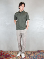 Raphael1966 Polo <BR/>SS Cotone Pima DK17102 MILITARE Raphael - Dkt 