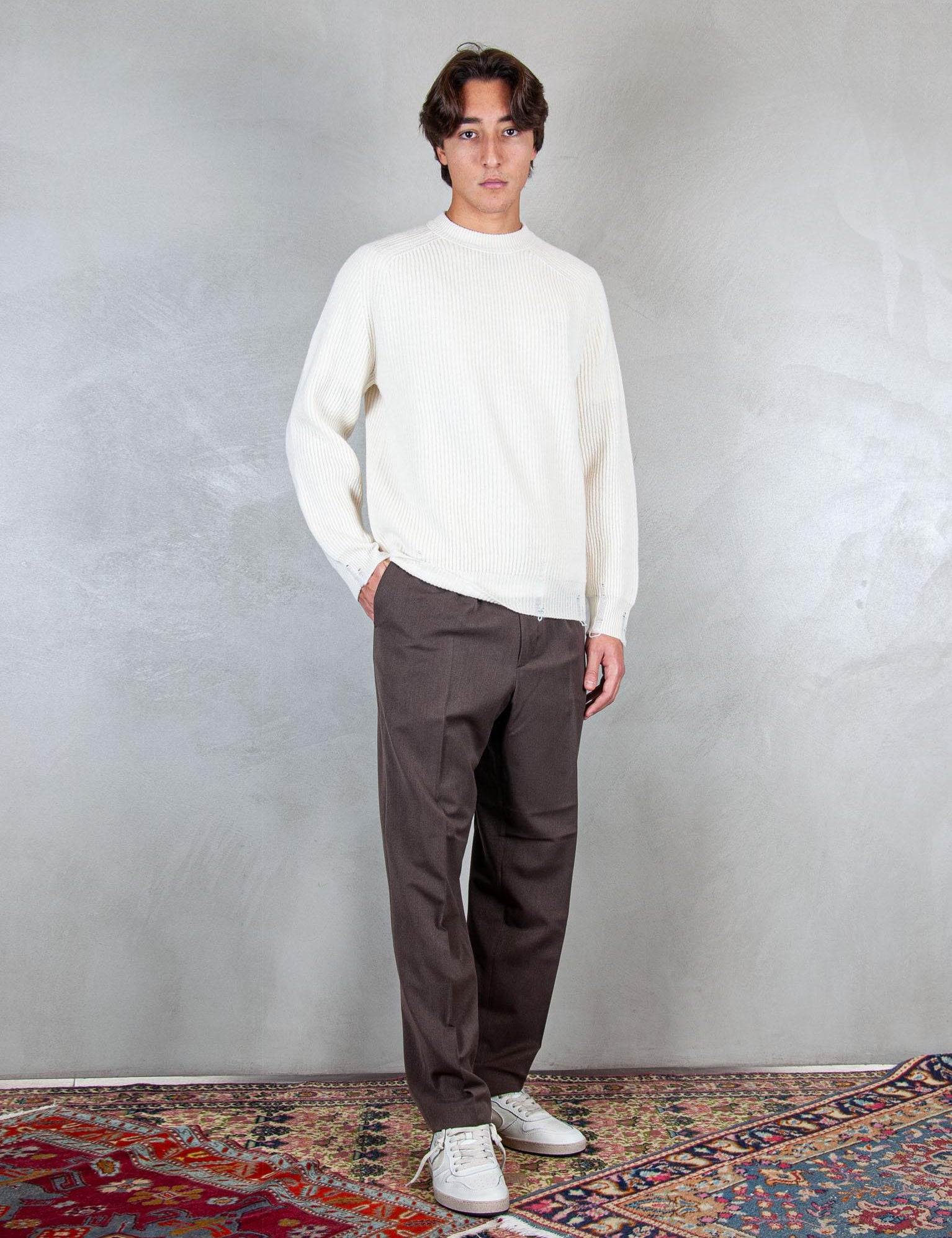 Maglia girocollo costa inglese FU18 02 Atom Factory 