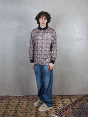 TTT Polo <BR/>Therminal Football Shirt ls SHT002 ANIMAL PRINT TTT 