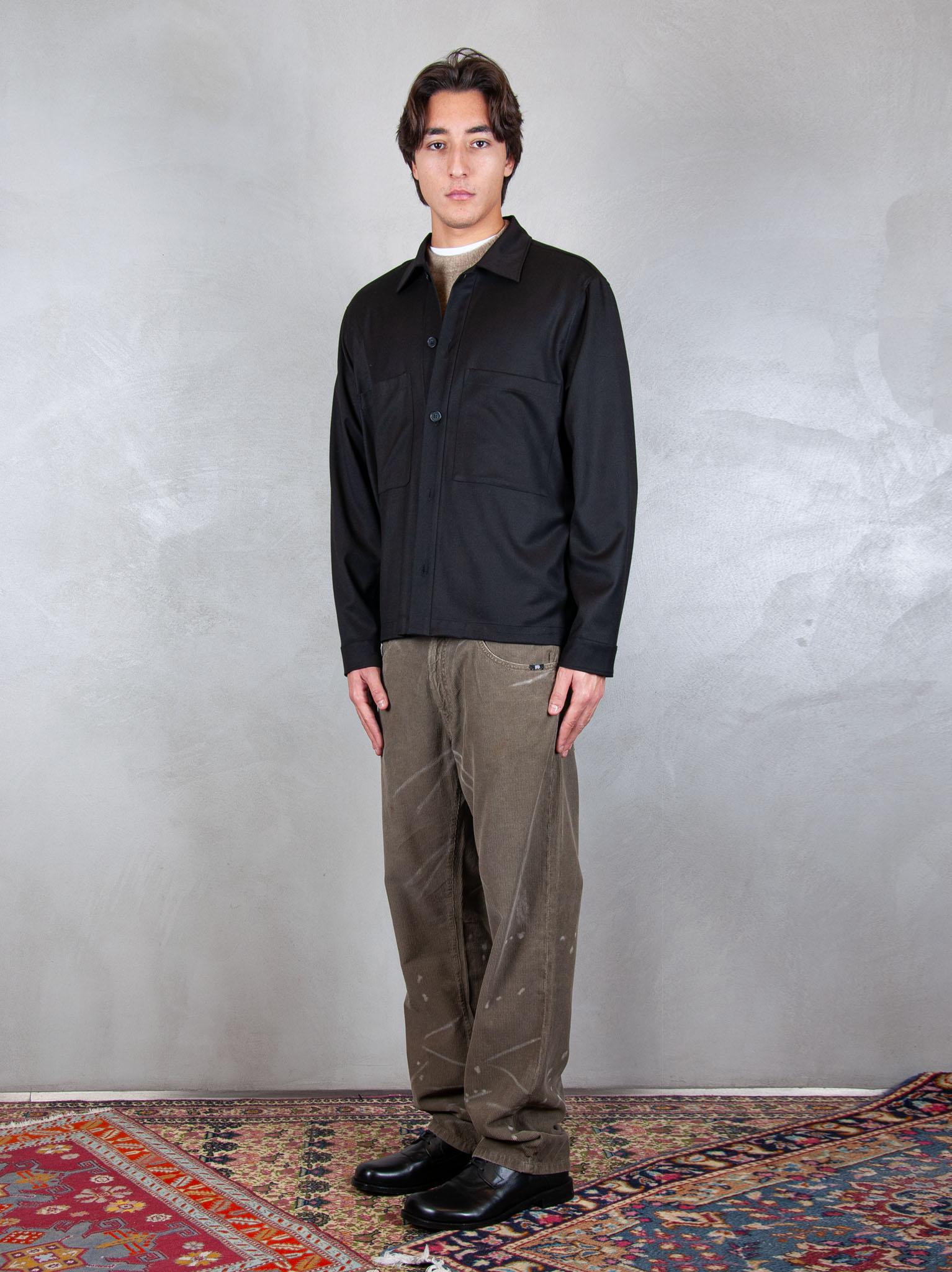 I'M Brian Overshirt CA3441 NERO I'm Brain 