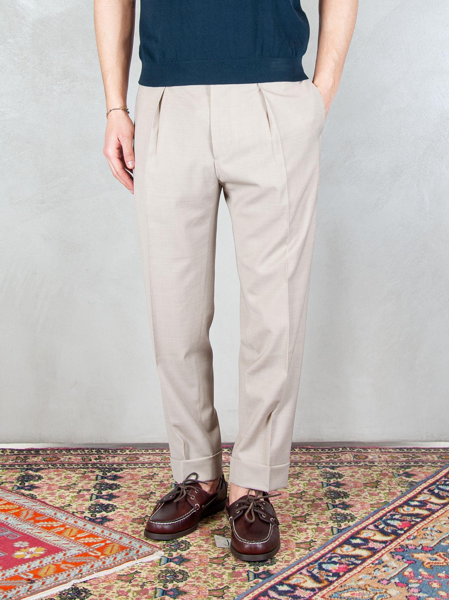Berwich Pantaloni Chiaia CHIAIA P01383X-DESERT Berwich 