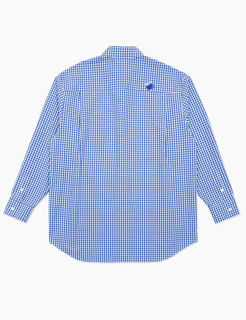 >Check Shirt BMSGFYSH0102 BL-BLUE Ader Error 