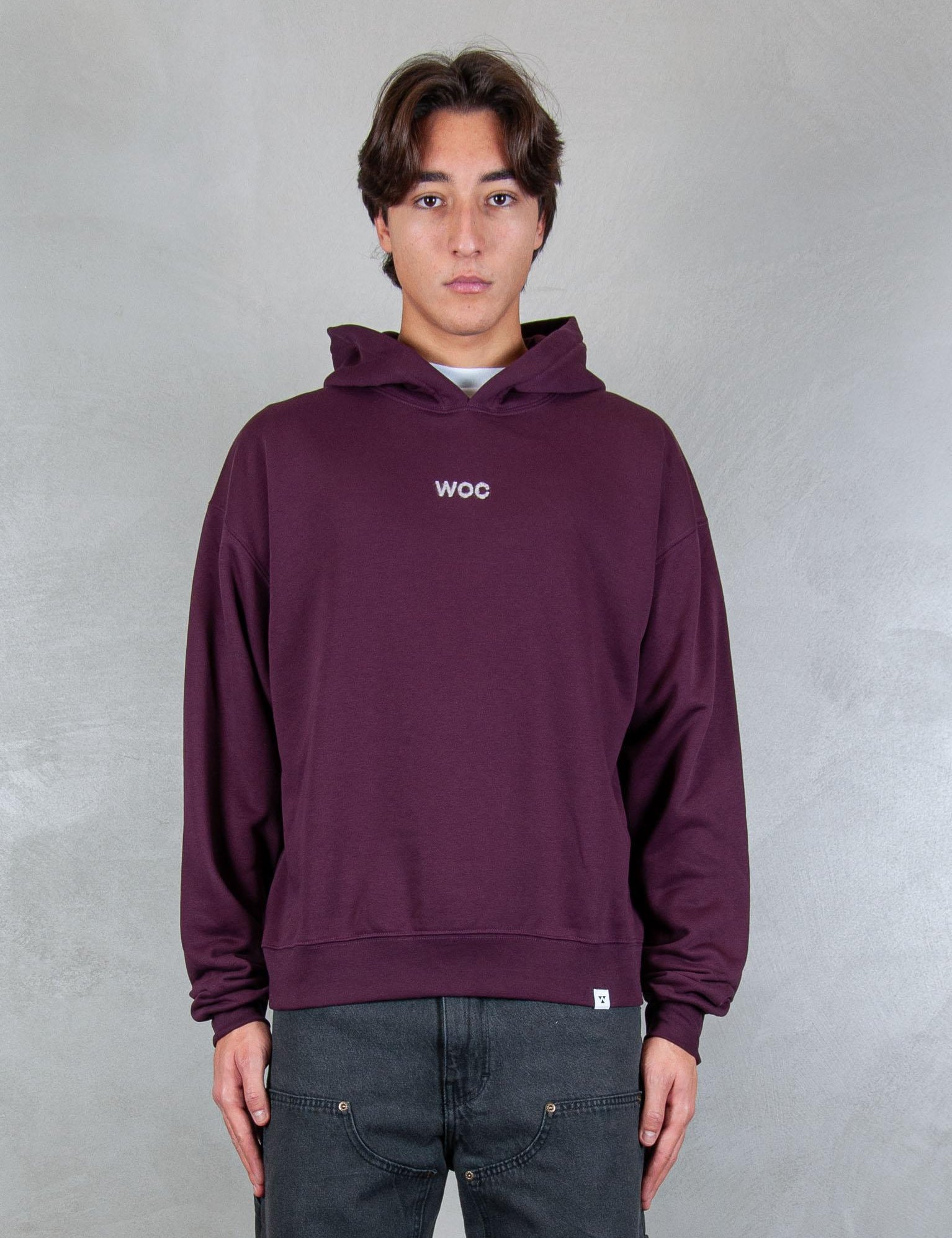 >Phoenix hoodie SW037FL VINO WOC 