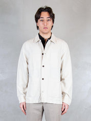 Chesapeak's Overshirt <BR/>Saint Malò SAINT MALO CTN/LIN-IVORY Chesapeak's 