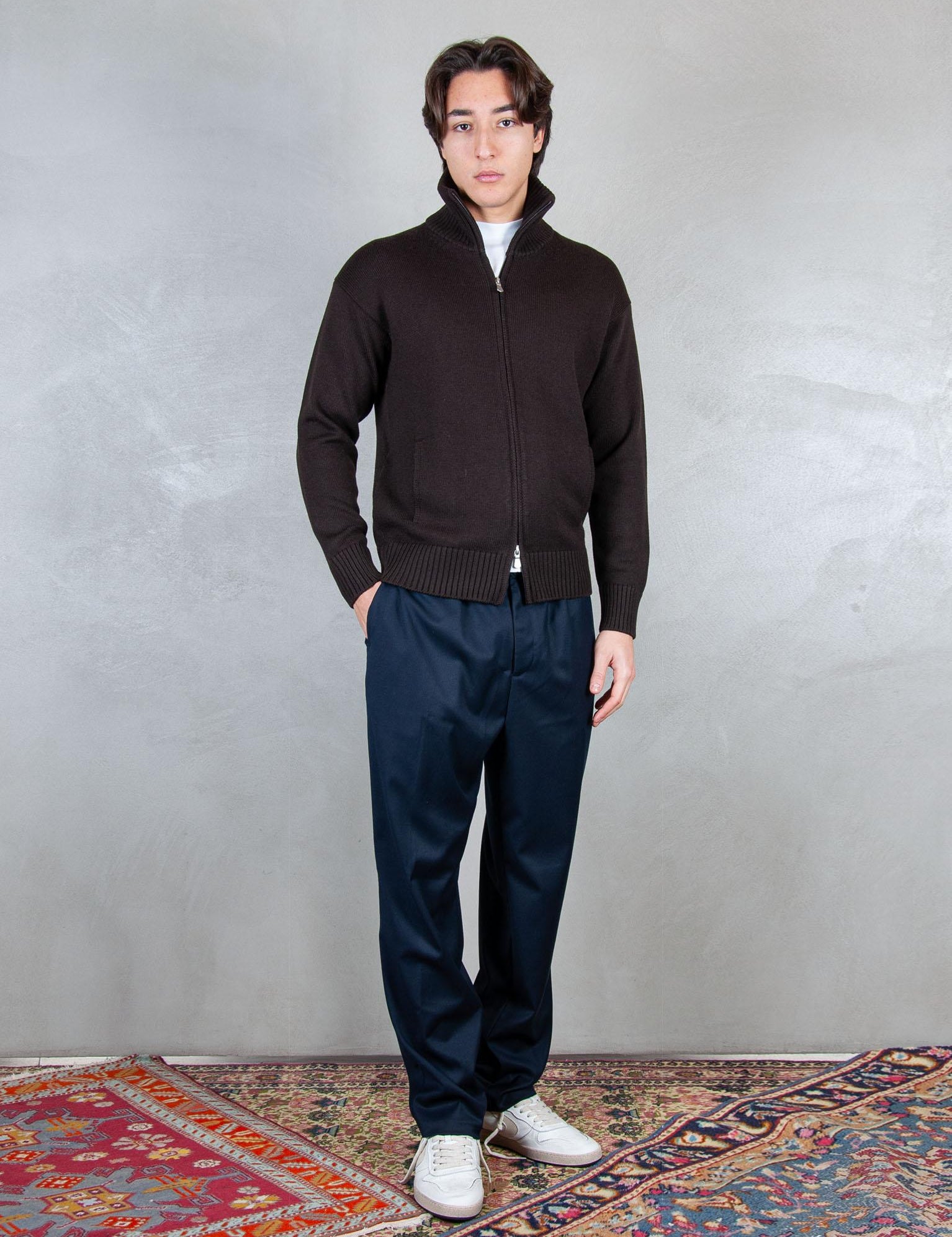 >Giubbotto zip 13124-14283 195 Raphael - Grnsas 