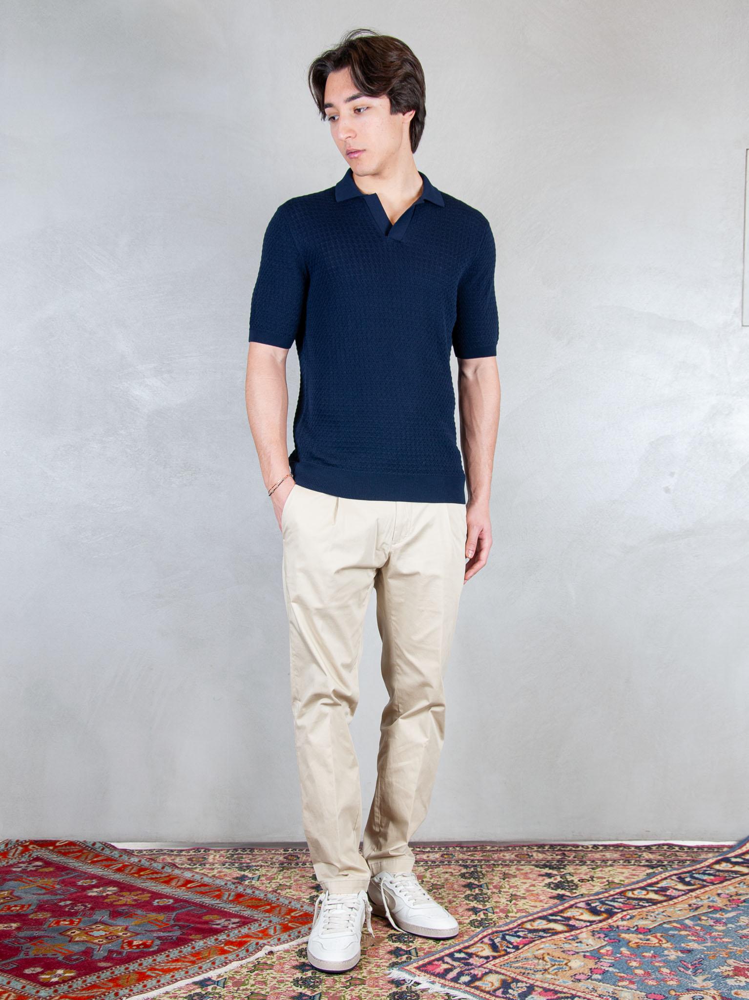 Luigi Gentile Maglia Polo Capri Aran Crochet LG1367 90 Luigi Gentile 