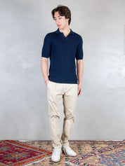 Luigi Gentile Maglia <BR/>Polo Capri Aran Crochet LG1367 90 Luigi Gentile 