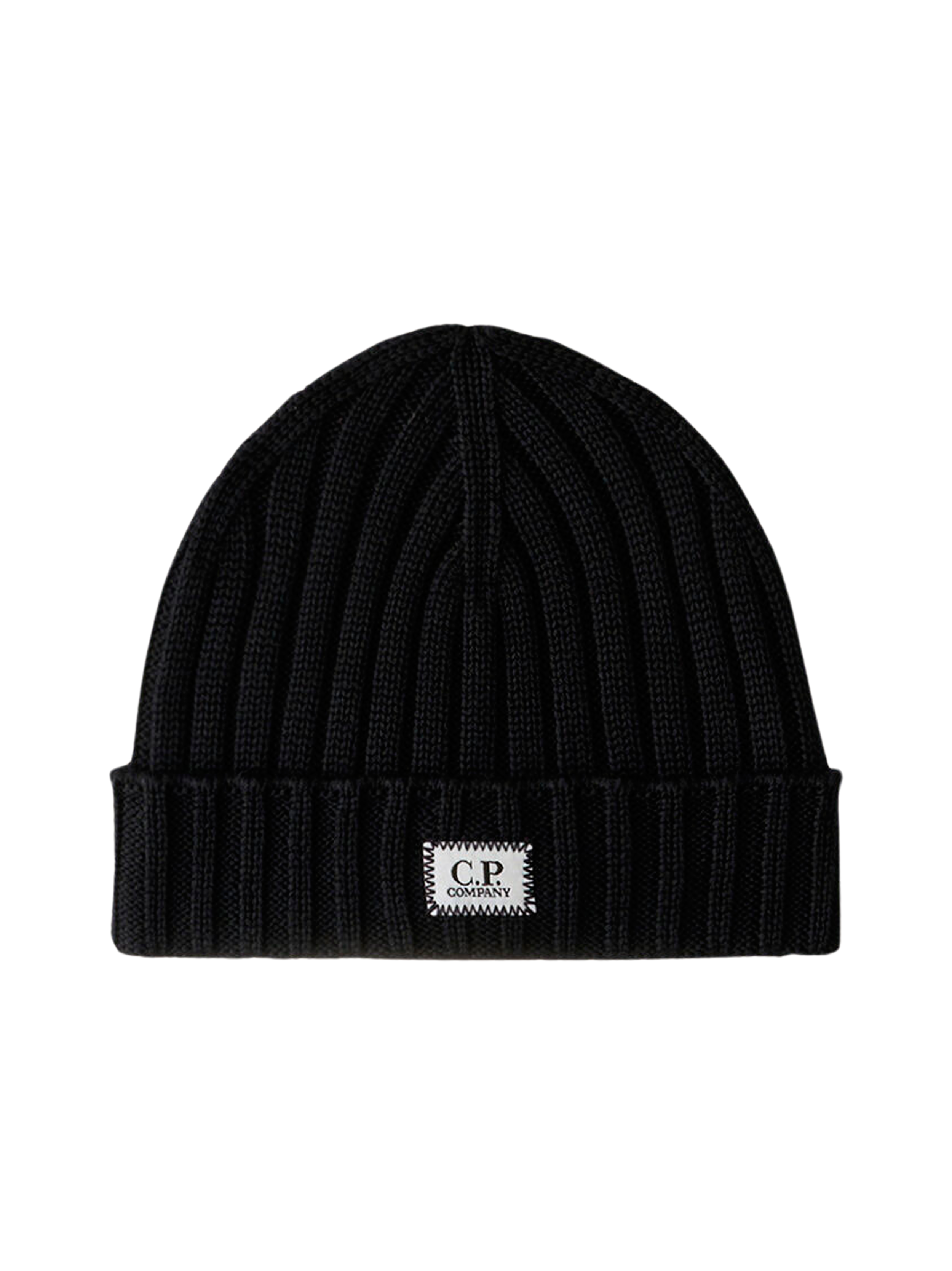 C.P. Company Cappello Extrafine Merino Logo Beanie AC378A-5509 888 C.P. company 