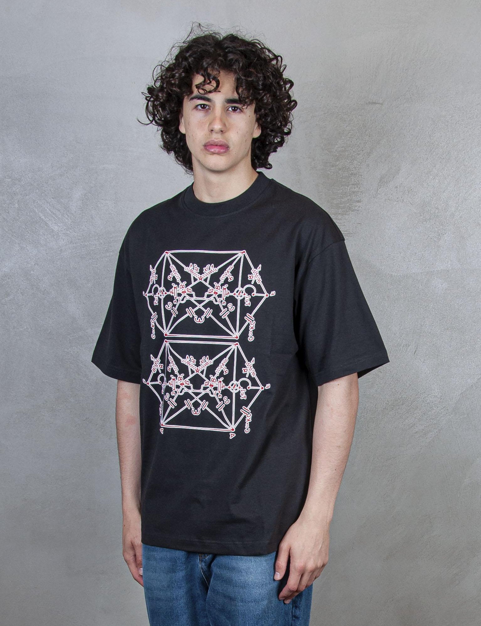 >Envelope Goat Tee 12TS002 BLACK TTT 