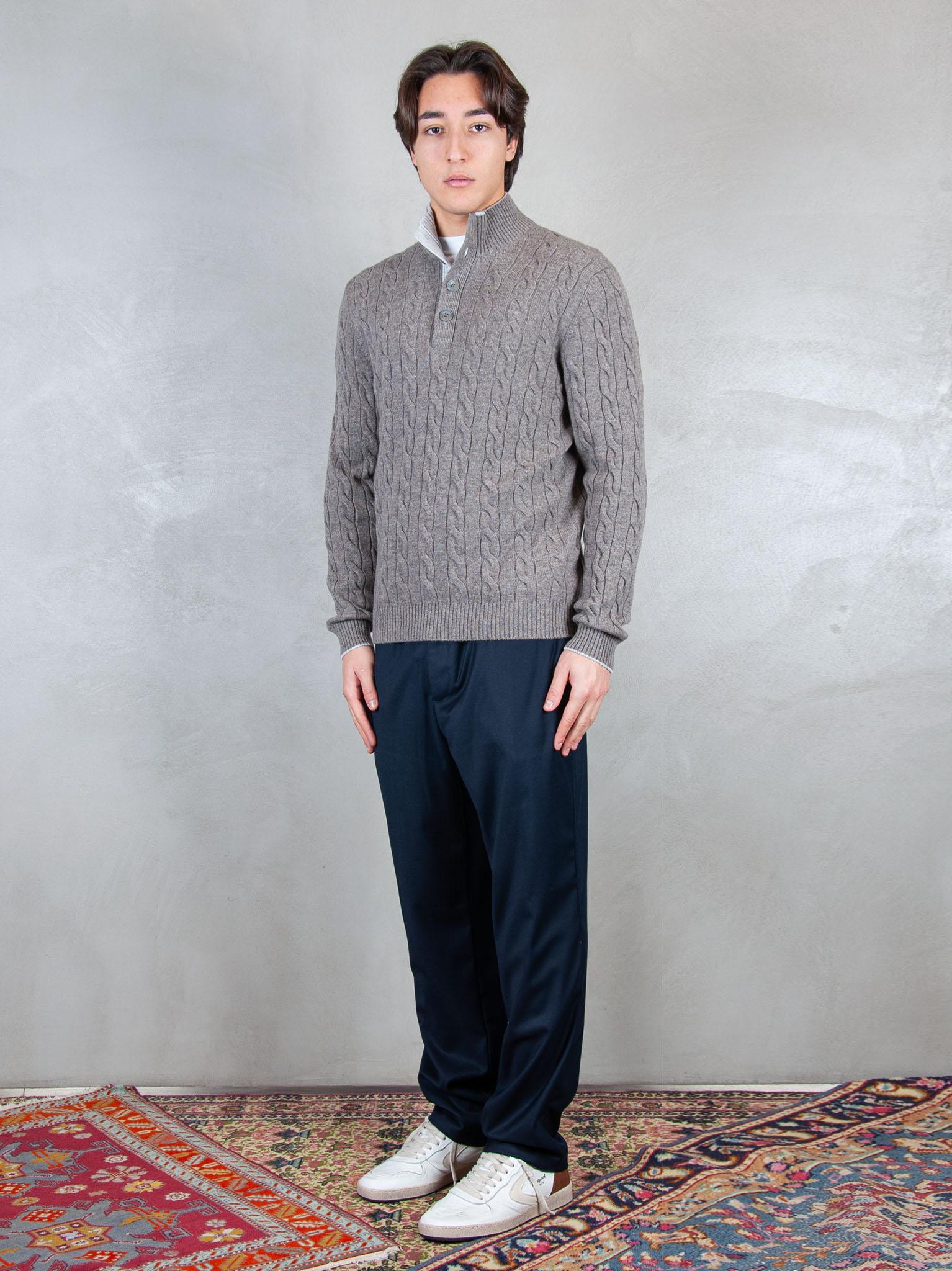 Raphael1966 Maglia Lupetto bottoni treccia 23151-19672 039 Raphael - Grnsas 