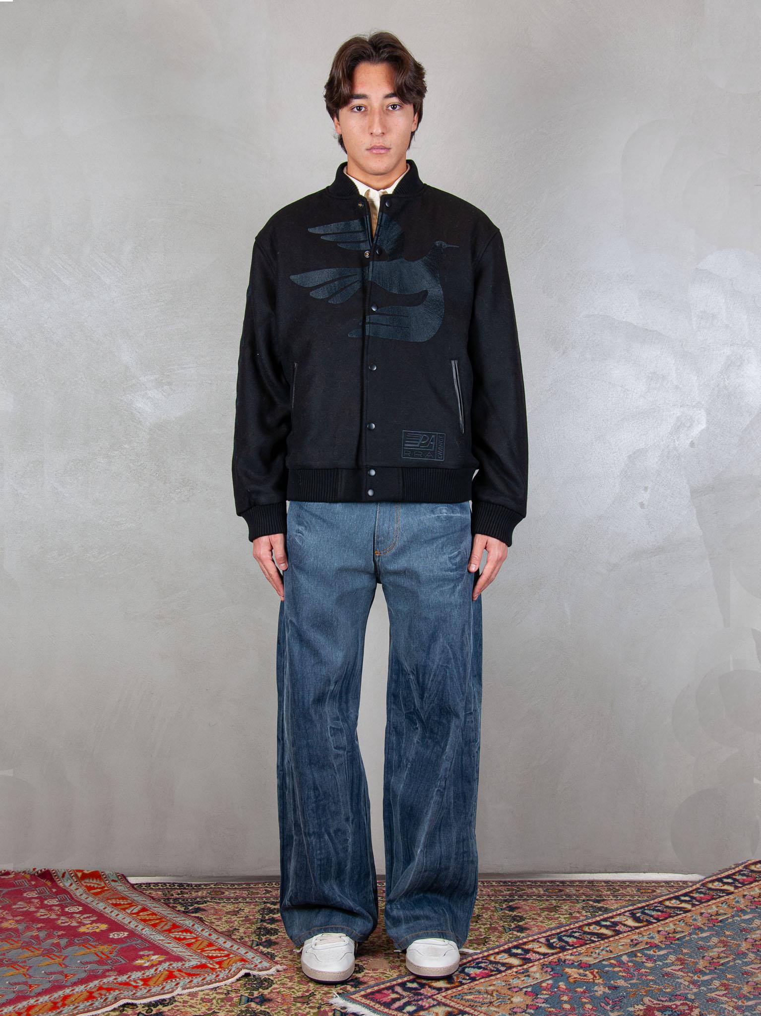 Parra Giubbotto Not Movie Quality varsity jacket 54365 BLACK Parra 