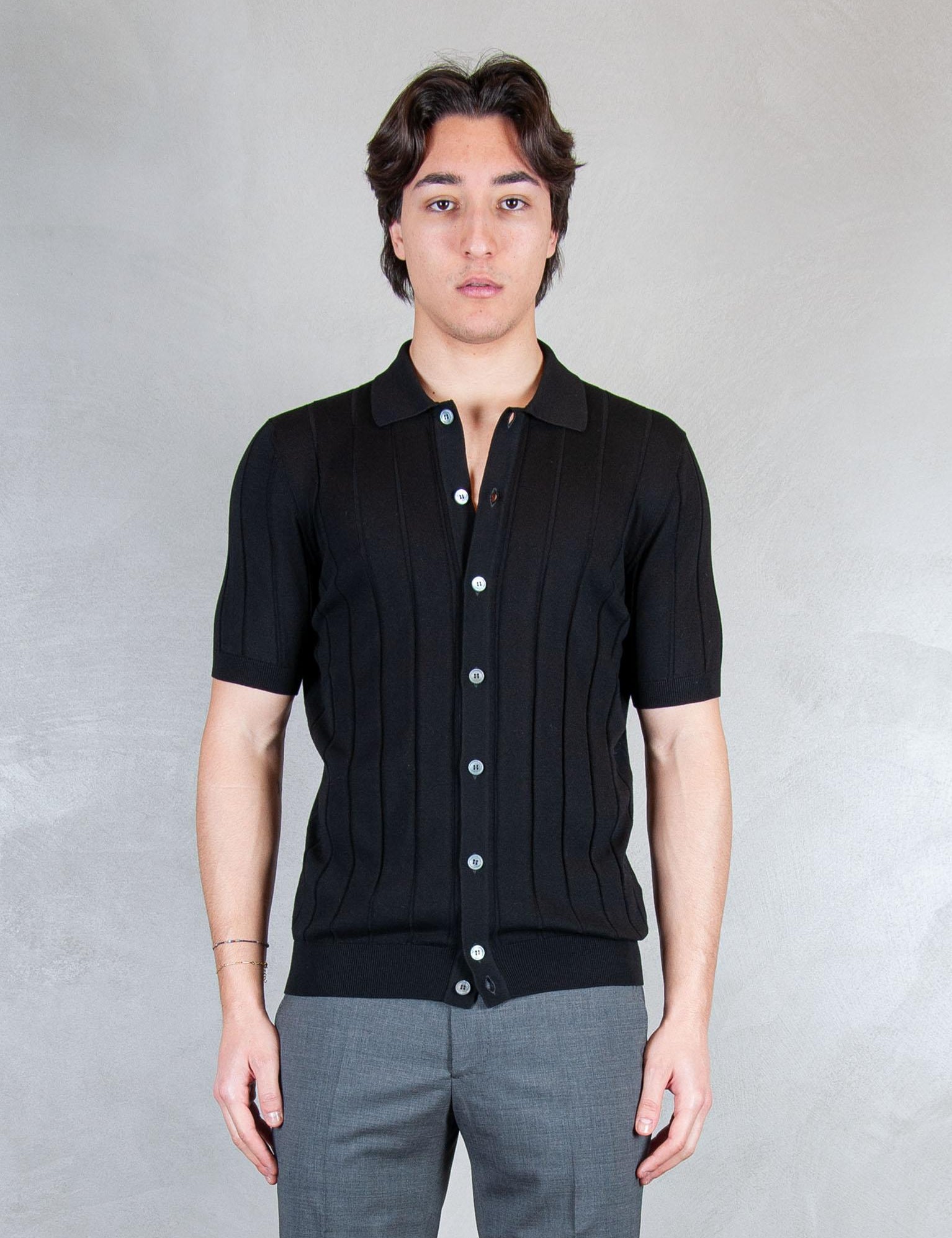 >Camicia Costa Piatta 57143-20634 099 Raphael - Grnsas 