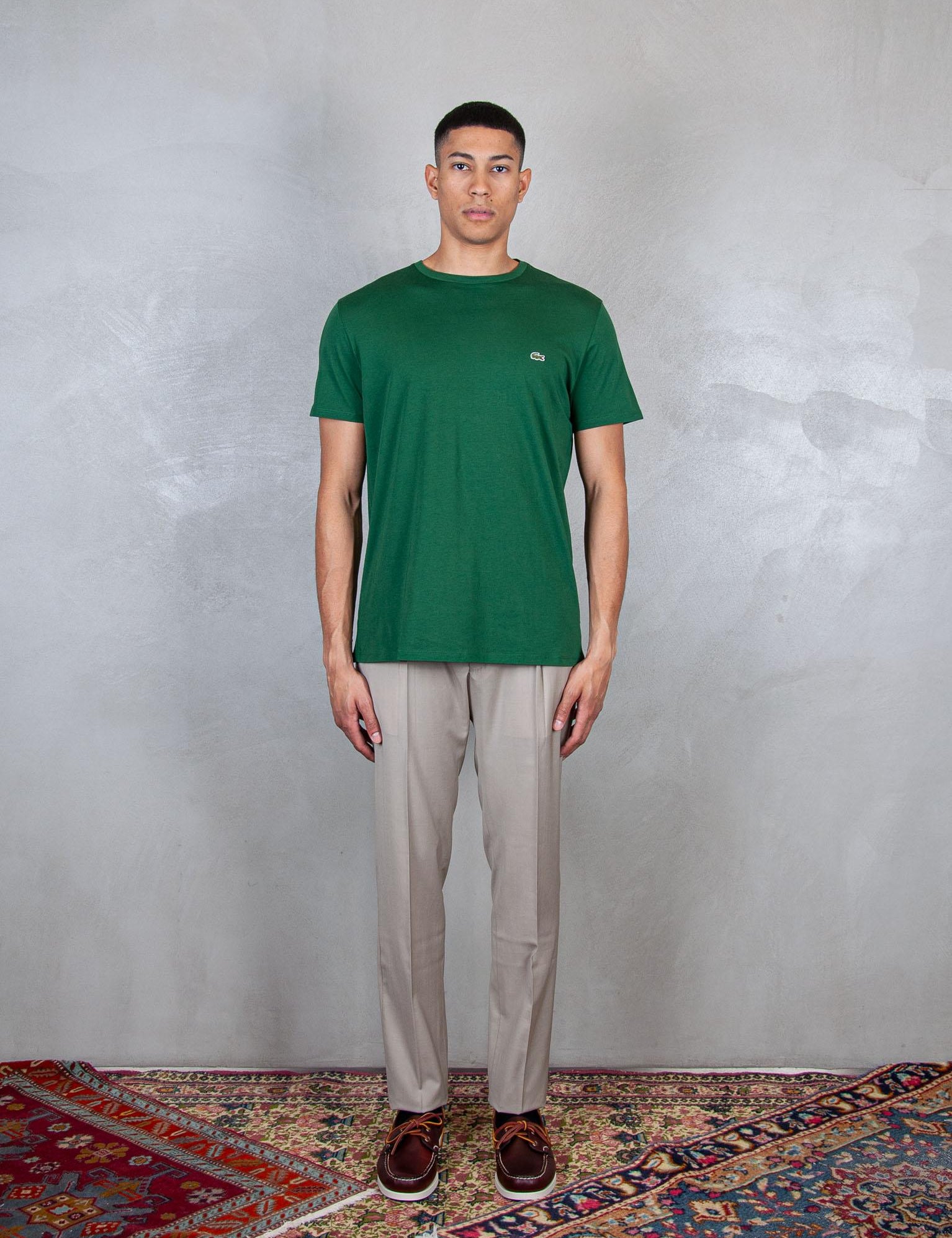 T-Shirt in cotone Pima TH6709 132 Lacoste 