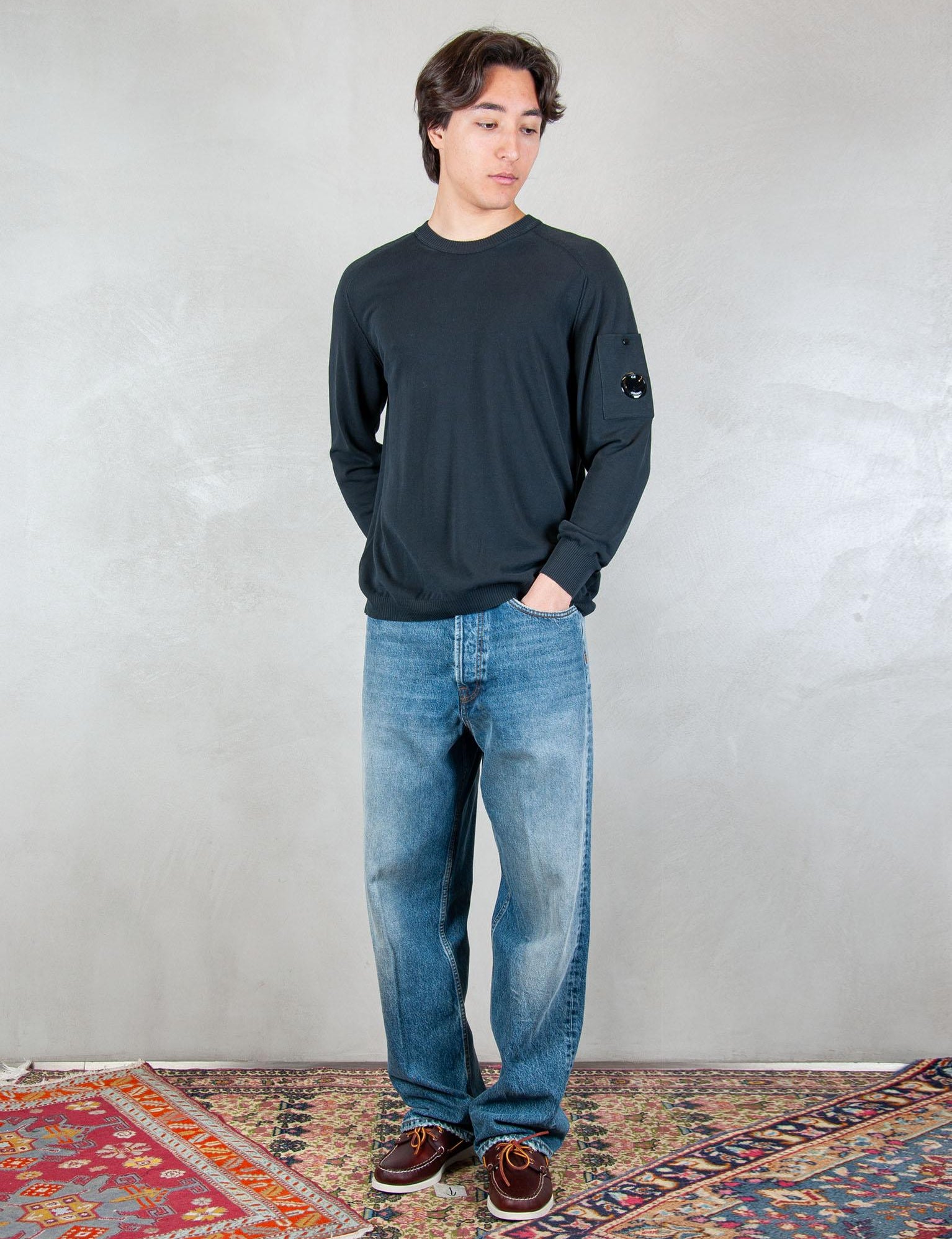 >Crewneck KN105A-0063230 999 C.P. company 