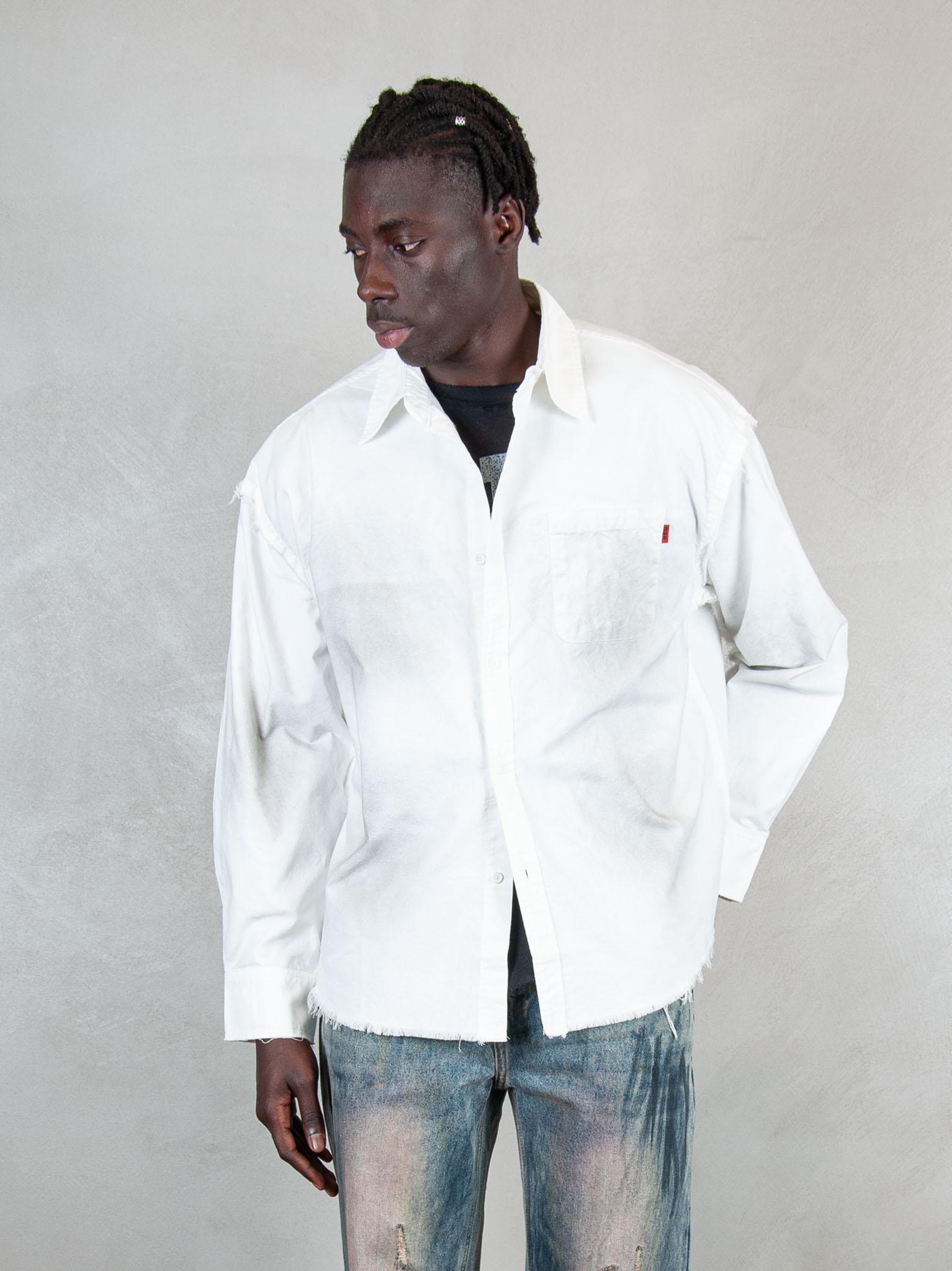Acupuncture Camicia   Painter Shirt PAINTER SHIRT WHITE Acupuncture 