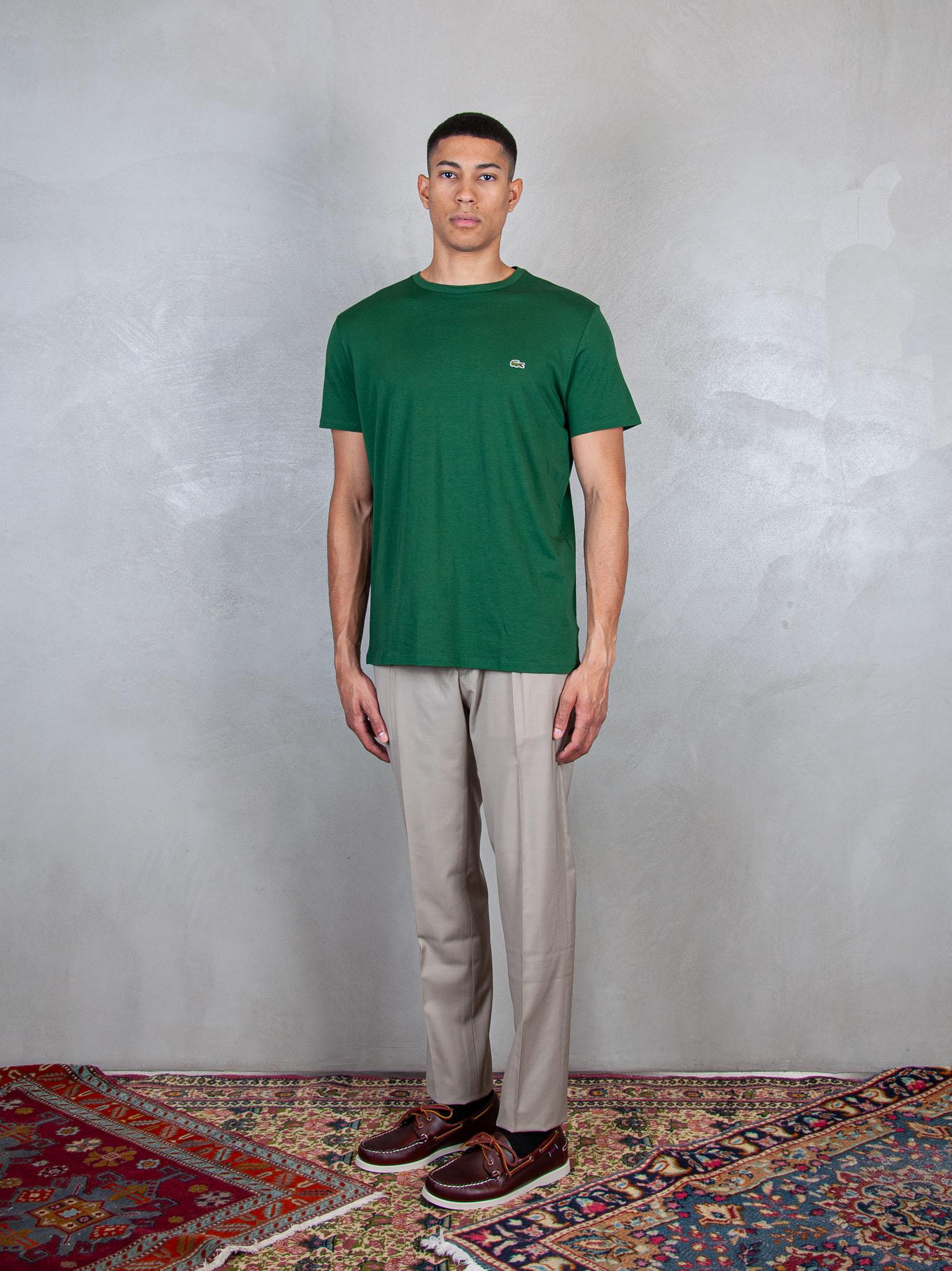 T-Shirt in cotone Pima TH6709 132 Lacoste 
