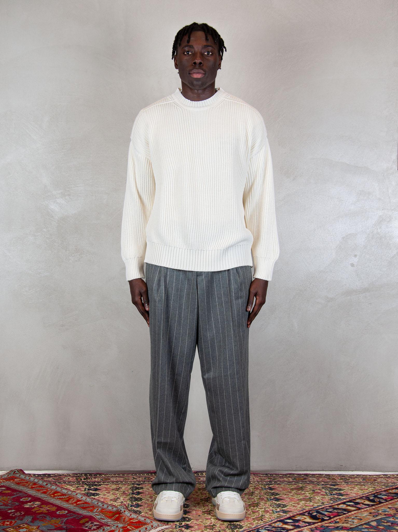 Hi Five Maglia Rib Sweater RIB SWEATER CREAM Hi Five 