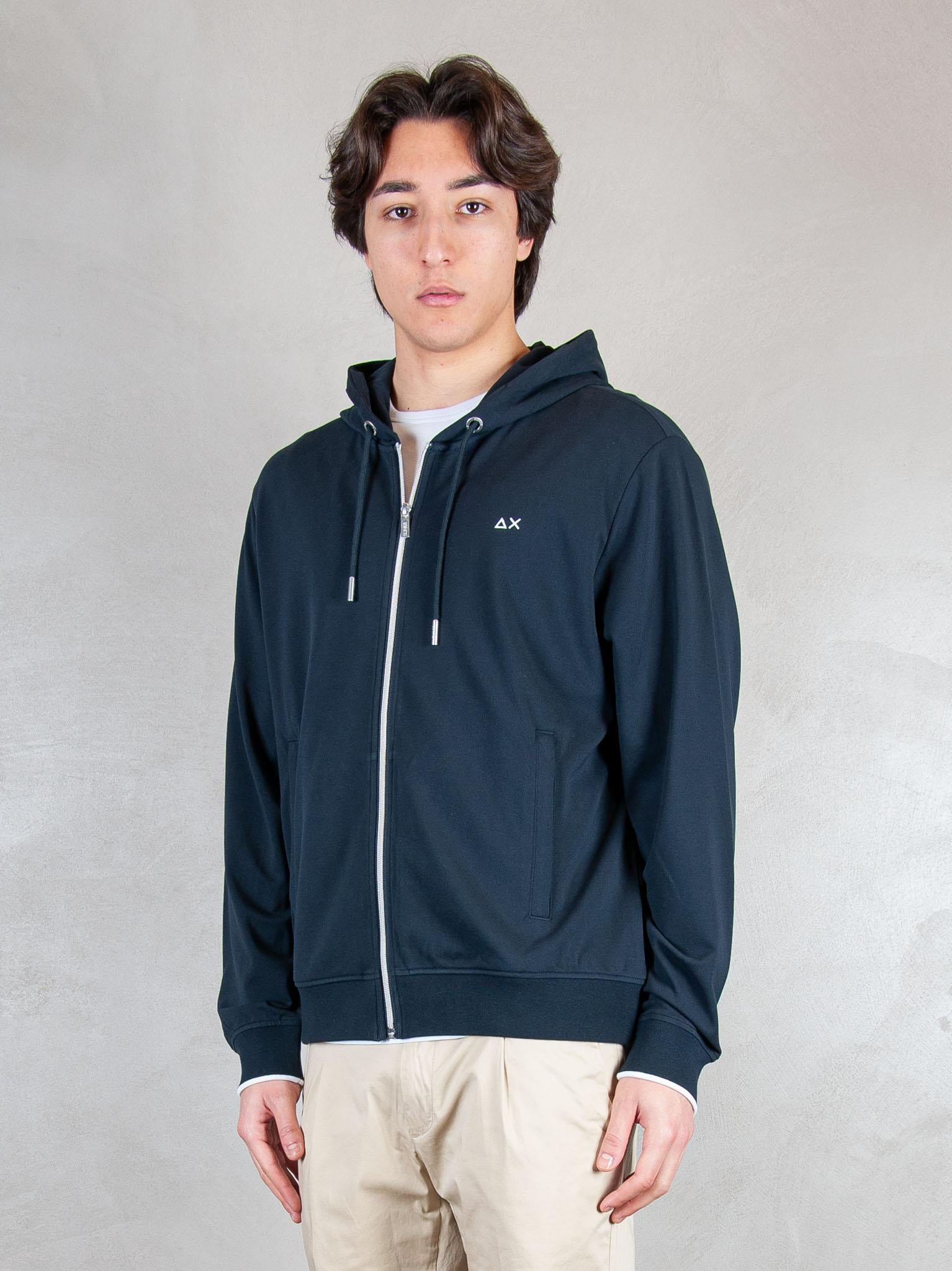 Sun68 Felpa Giubbotto Zip Piquet F36110 07 Sun68 