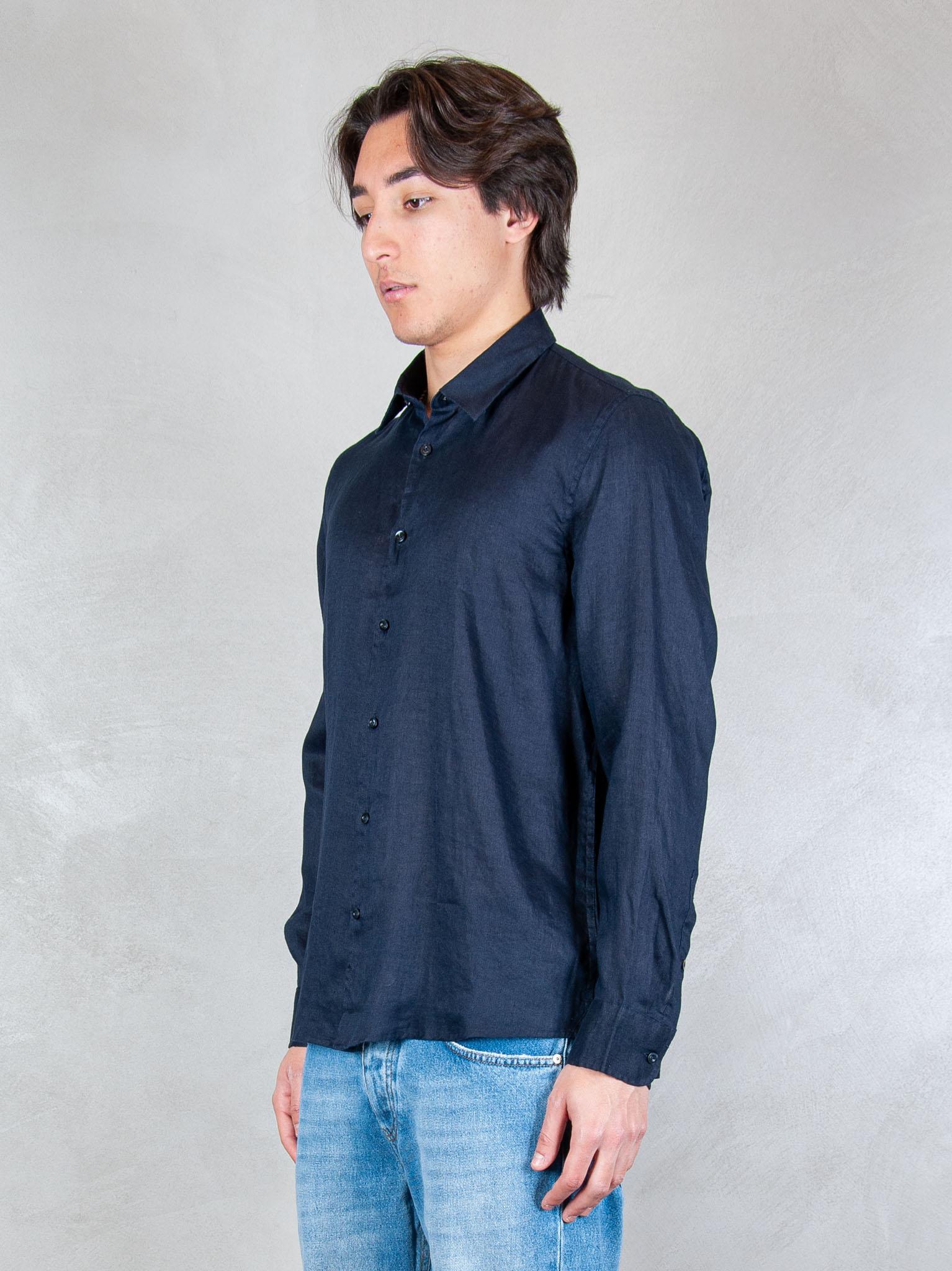 Seinse Camicia Lino CE1081 BLUE NAVY Seinse 