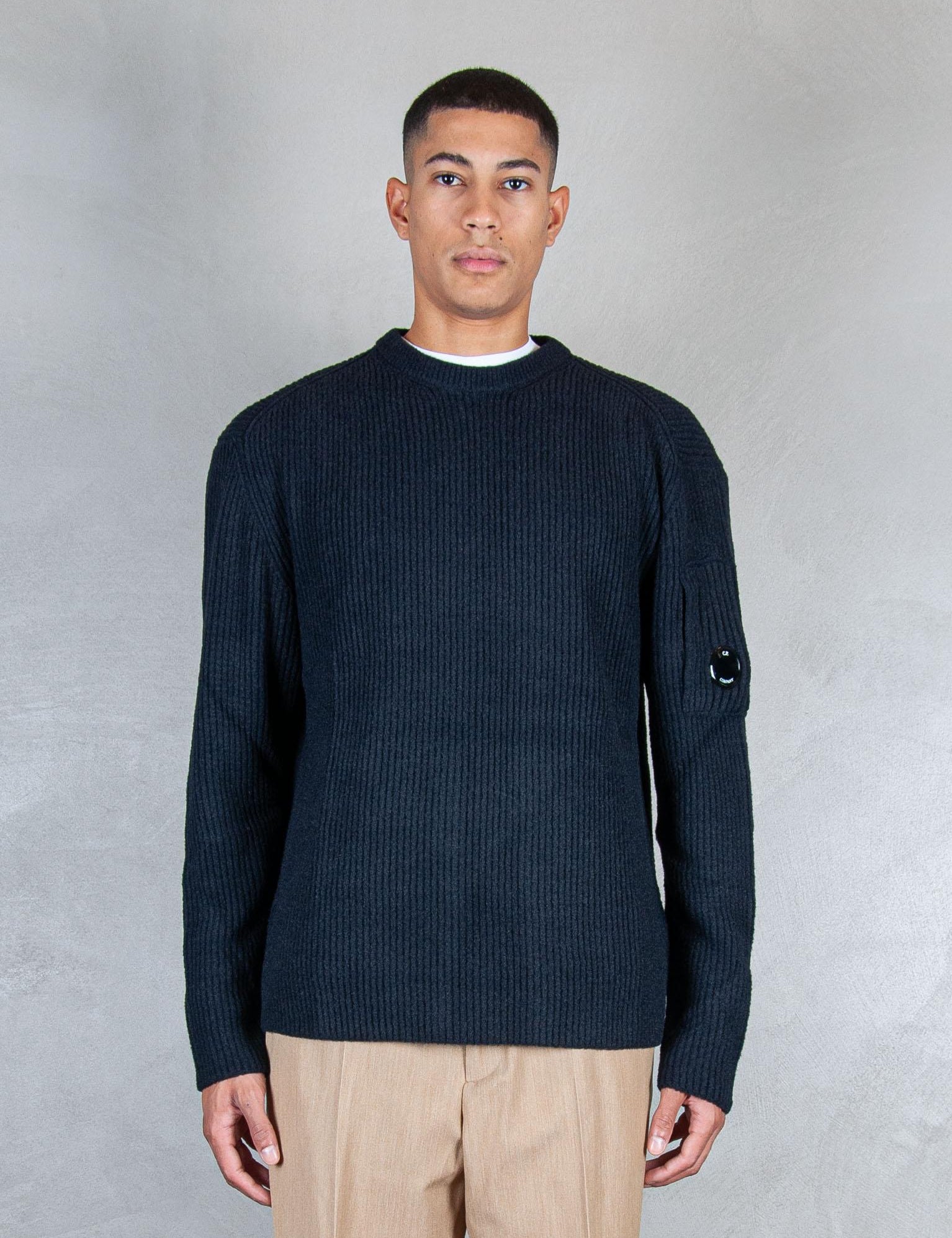 >Crewneck Fleece knit KN307A-006170A 888 C.P. company 