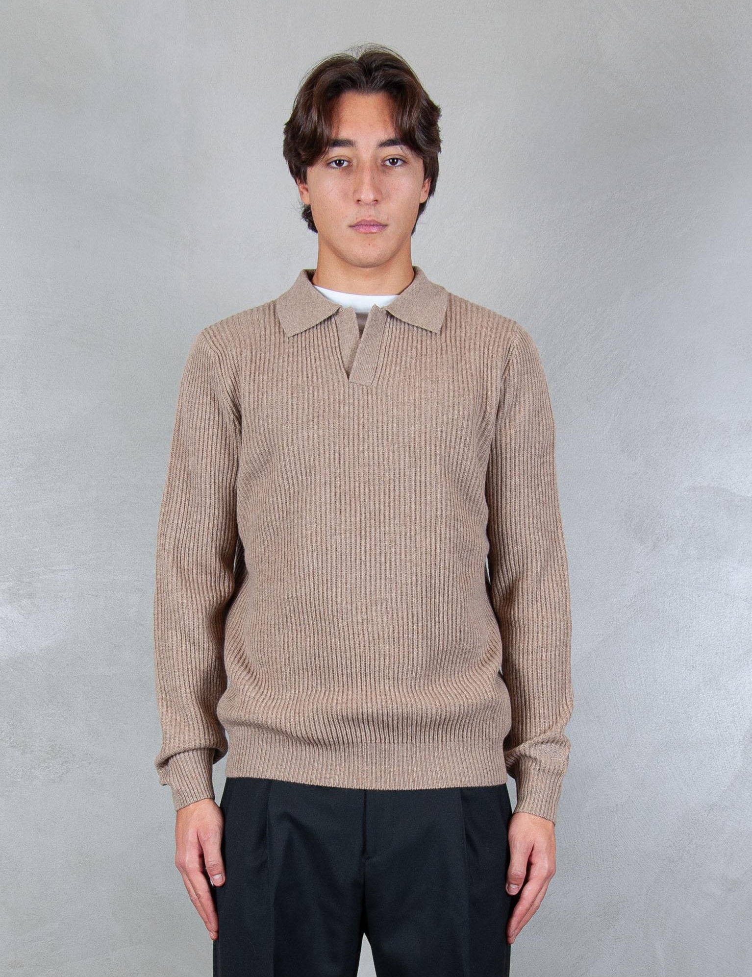 >Downing polo wool DOW0002 00022I MC2 St Barth 