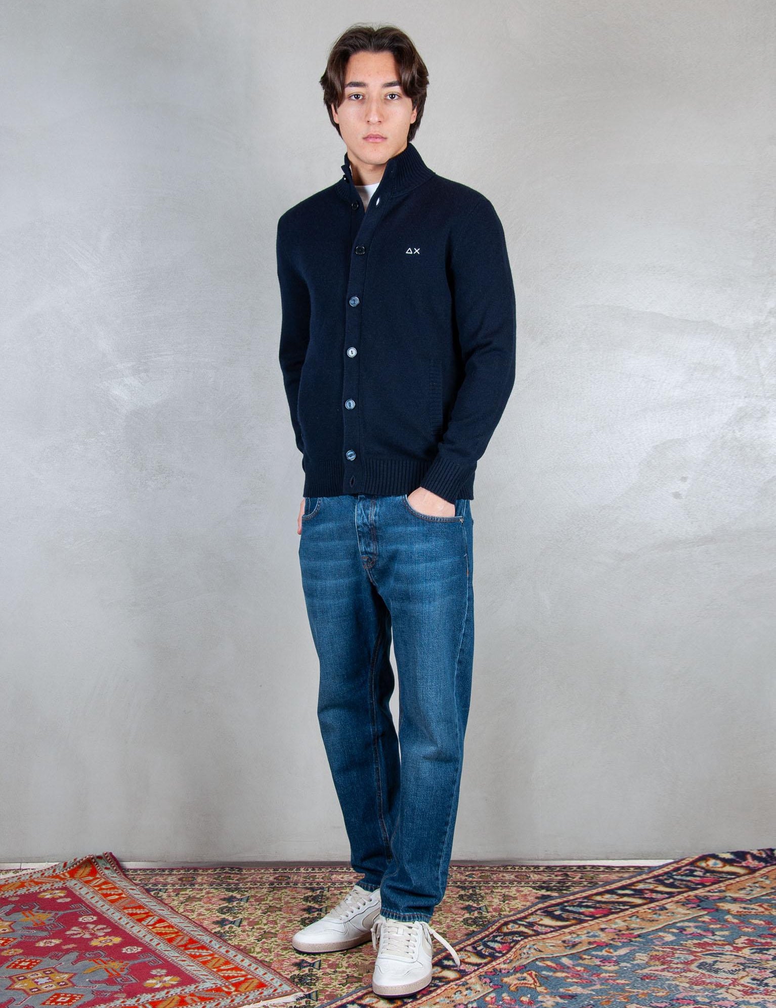 Sun68 Maglia Giubbotto Bottoni K45111 07 Sun68 