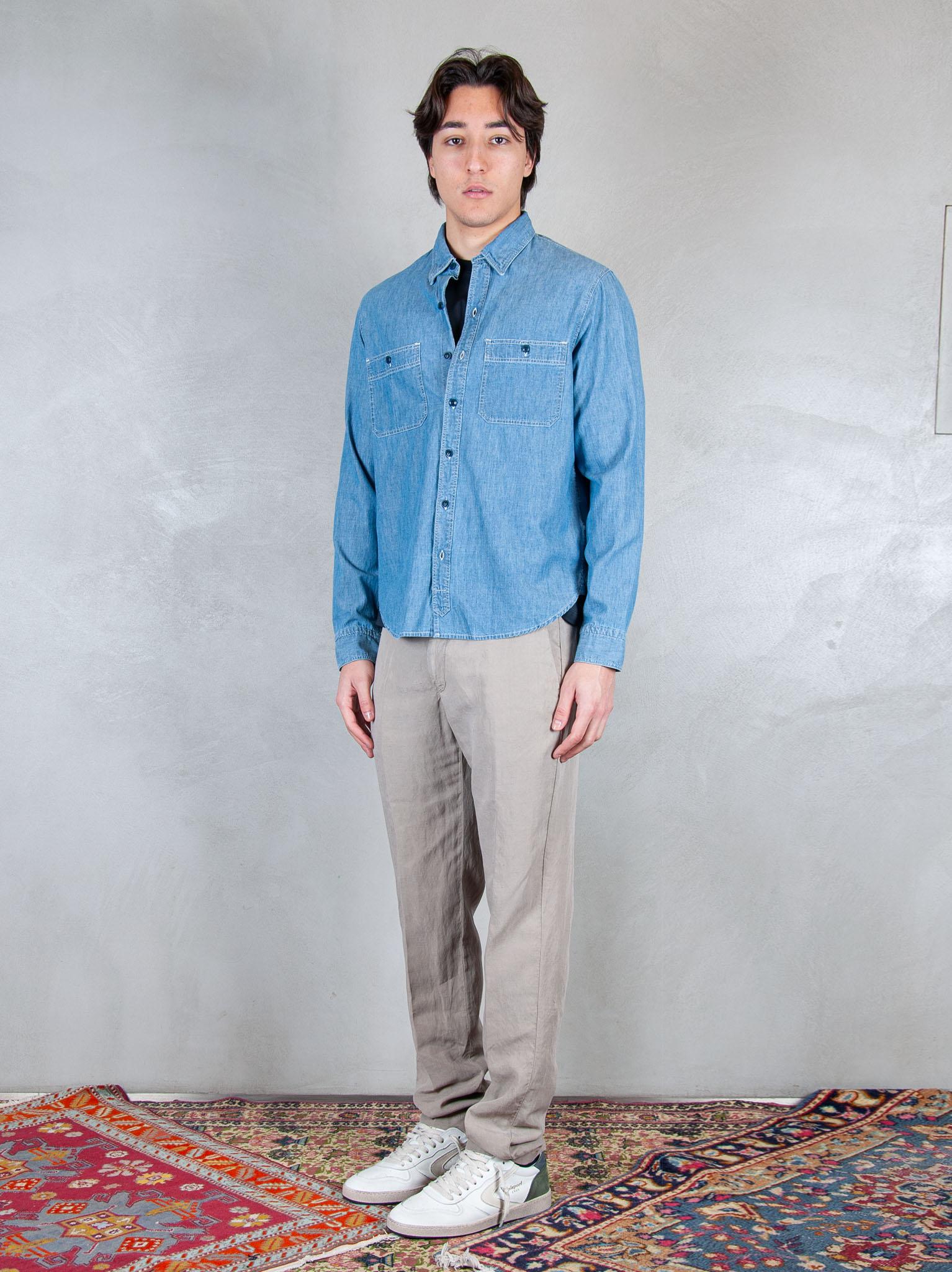 Chesapeak's Camicia Steve STEVE CHMBR-BLEACH Chesapeak's 