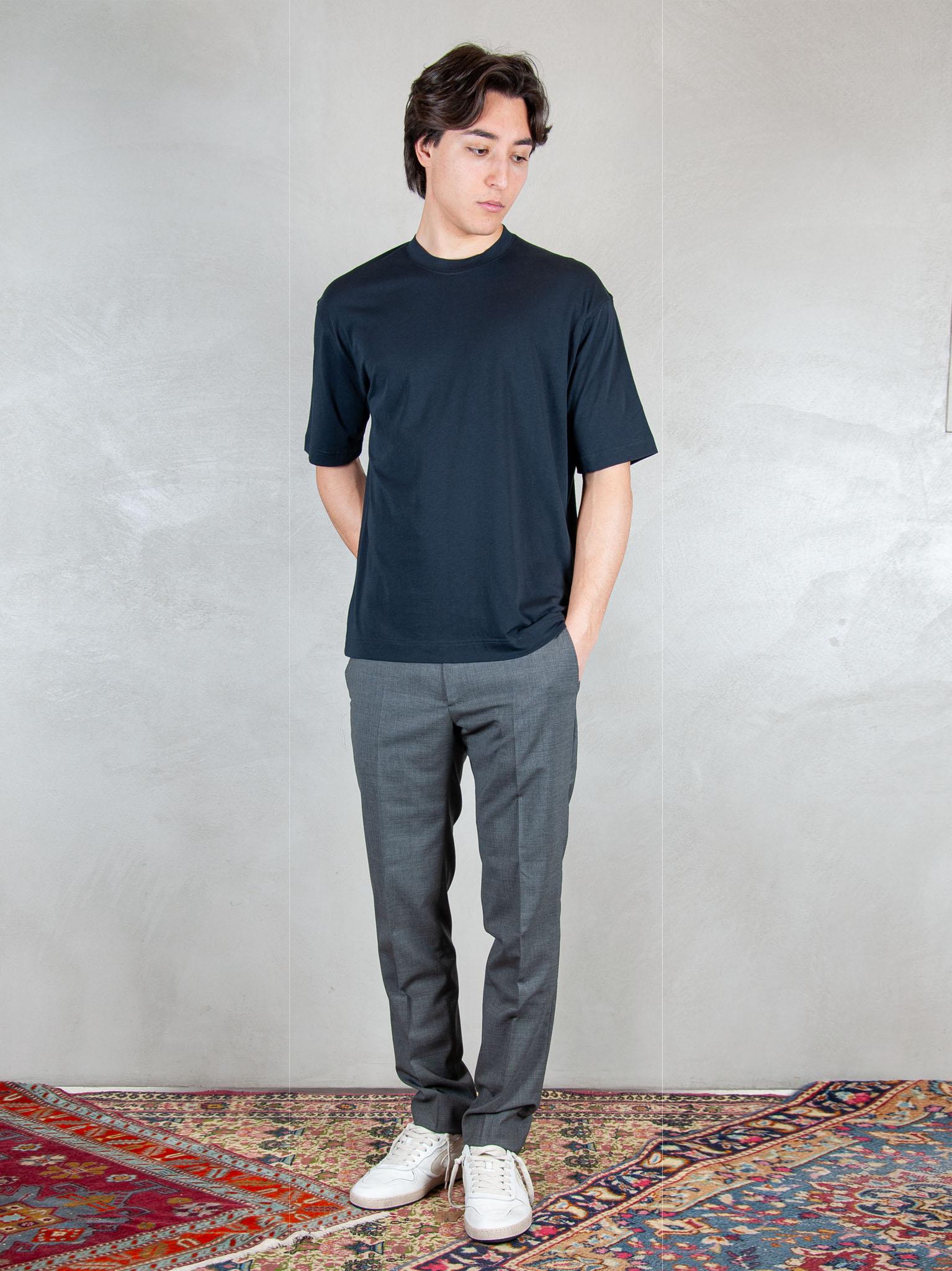 Raphael1966 Tshirt Basic Cotone Pima DK17106 BLU NOTTE Raphael - Dkt 