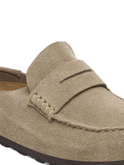 Birkenstock <BR/>Naples Suede NAPLES SUEDE-TAUPE Birkenstock 