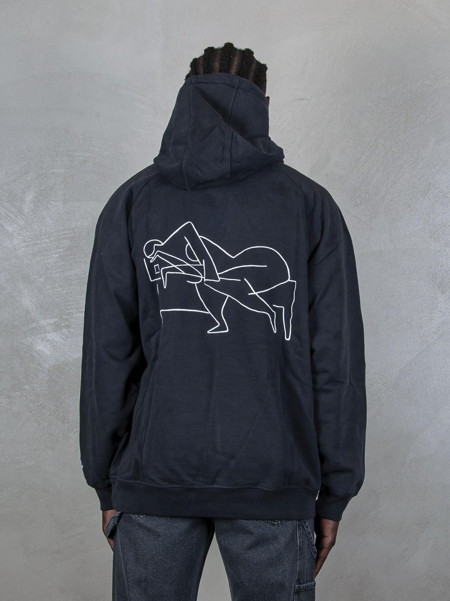 Sleep Now Hooded Sweatshirt 53231 BLACK Parra 
