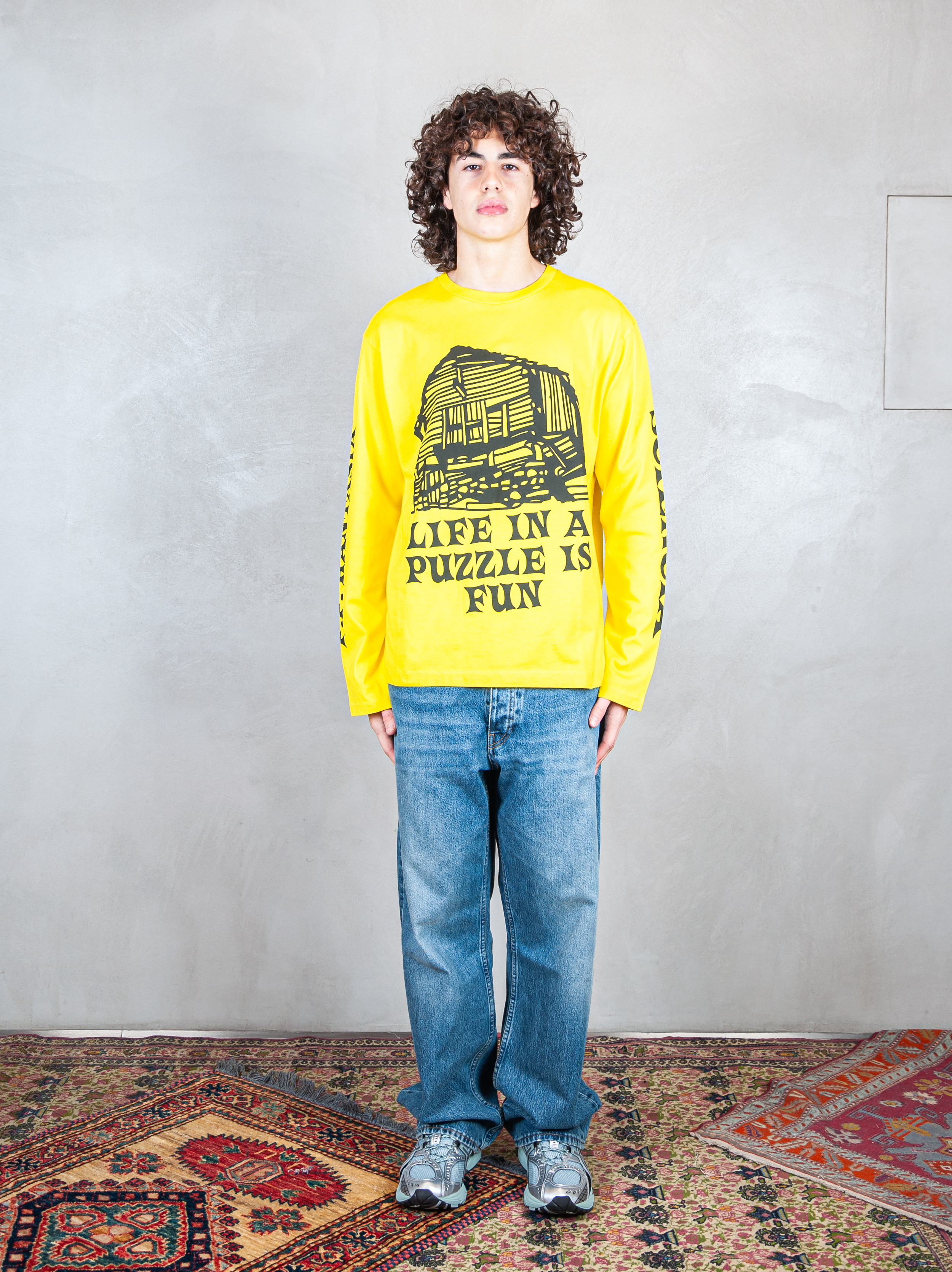 Public Possession t-shirt Phantasia Sciencia LS Tee PHANTASIA SCIENCIA EMPIRE YELLOW Public Possession 