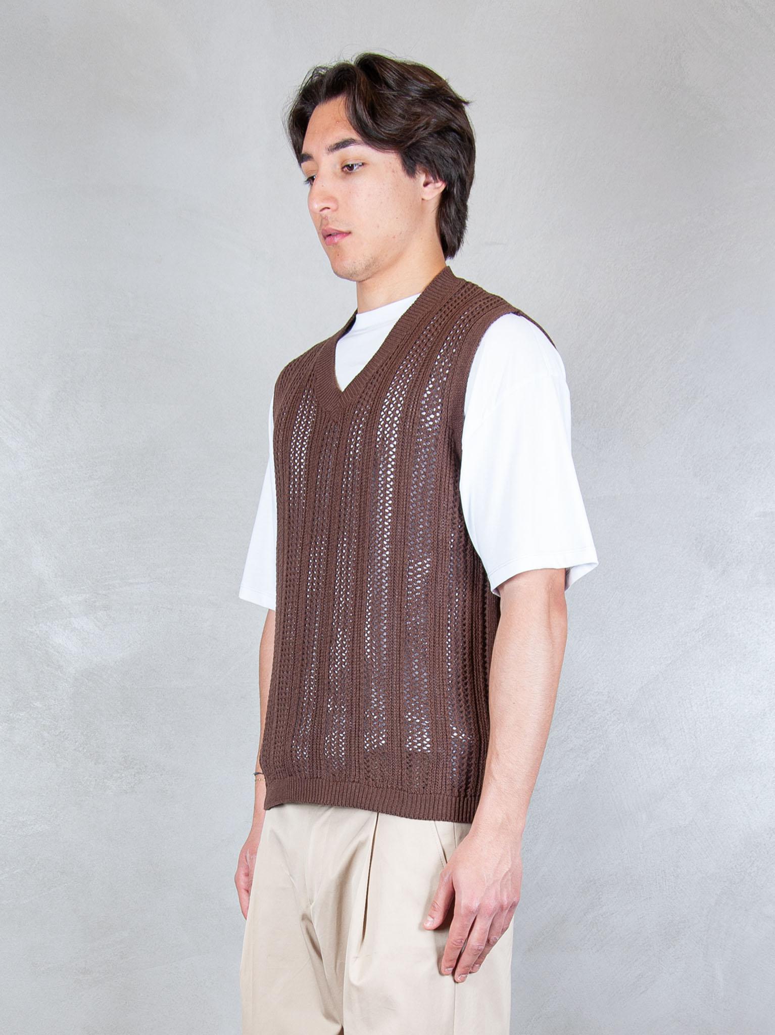 Seinse Maglia Gilet Scollo V ME3254 MOKA Seinse 