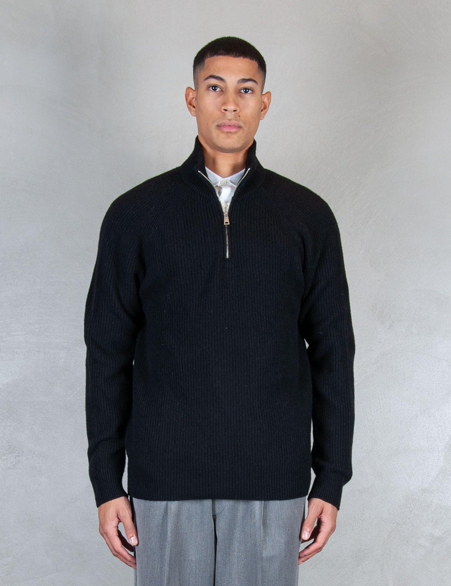 >Maglia half zip costa inglese DW24M070050 300 Diana Studio 