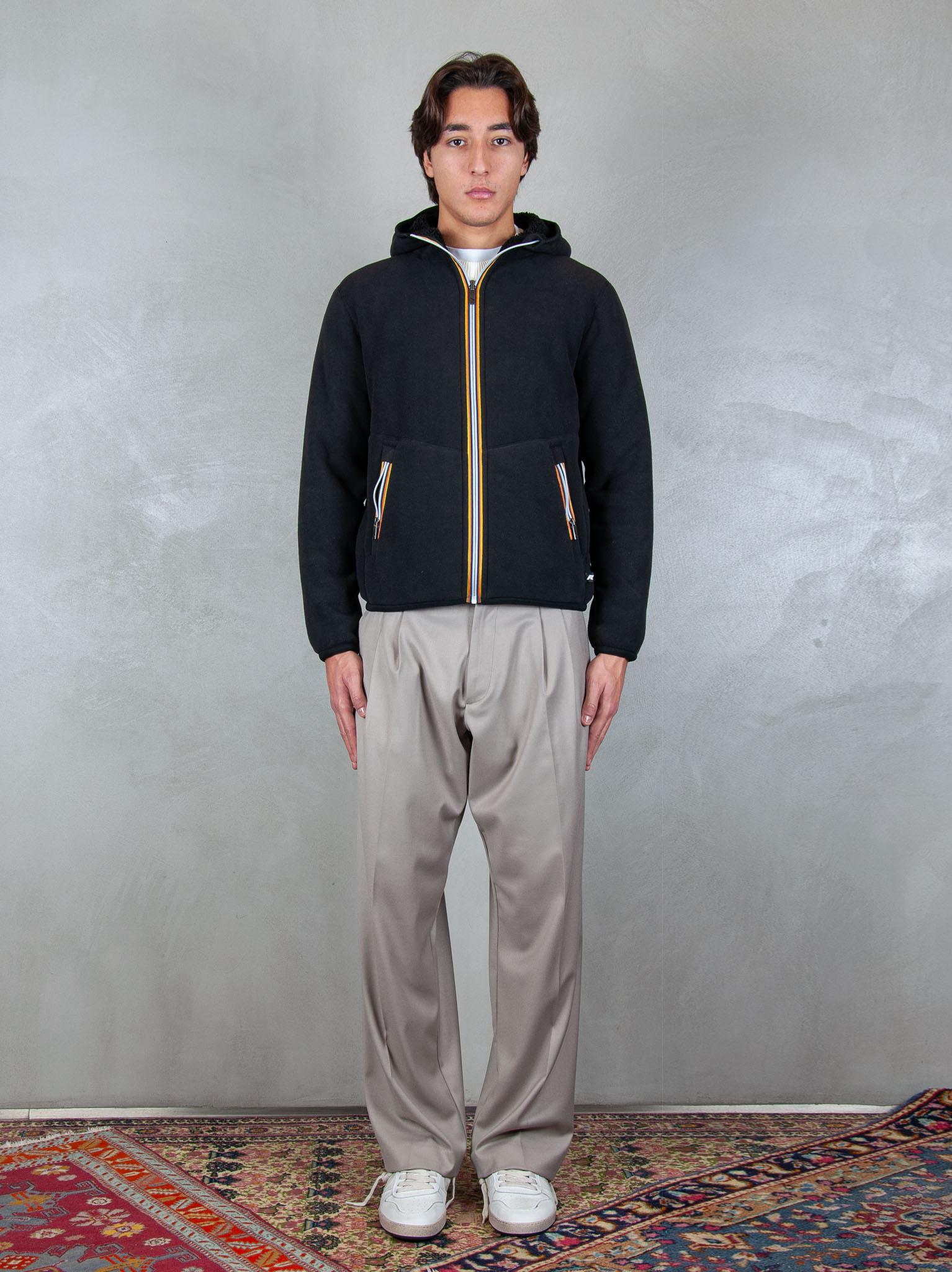 K-Way Felpa Jack Sherpa Polar Double K3132NW AVA K-Way 