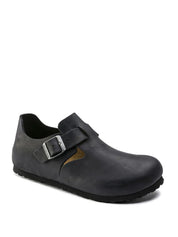 Birkenstock <BR/>London LONDON OILED LTHR-BLACK Birkenstock 
